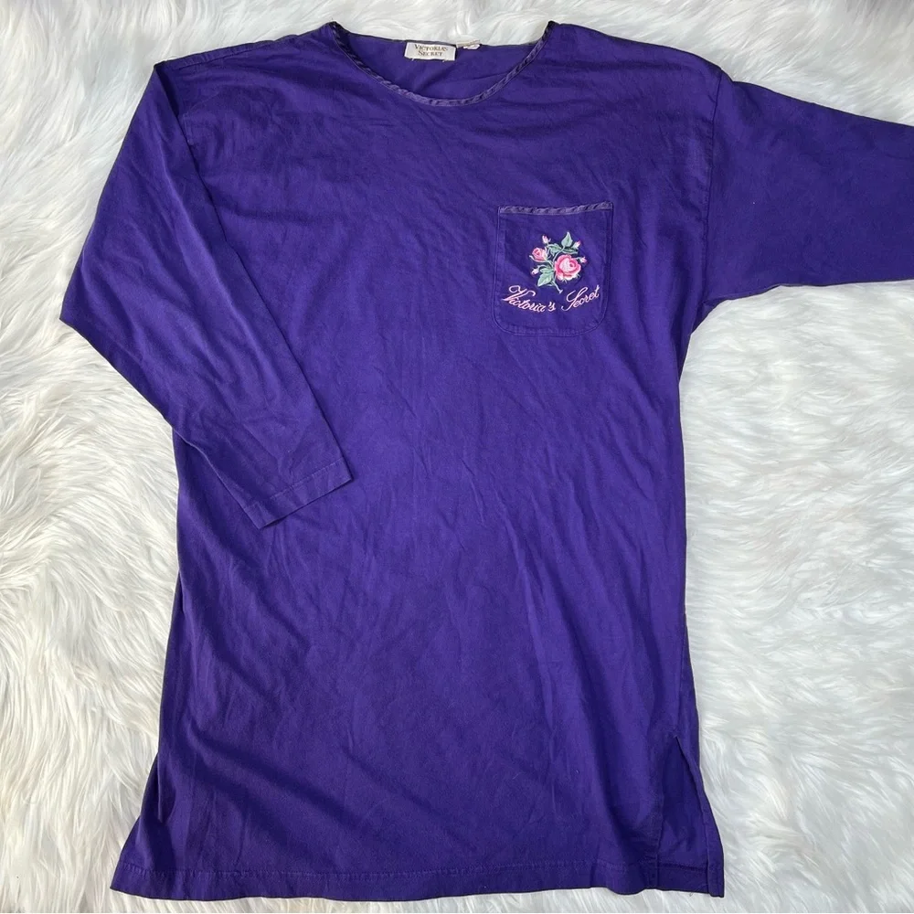 Vintage Victoria's Secret Sleep Shirt Dress‎